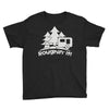 roughin' it roughing trailer camping camp Youth Tee