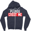greet me Zipper Hoodie