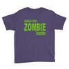 daddy's little zombie hunter Youth Tee