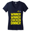 Winner Winner Chicken Dinner Pubg Women's V-Neck T-Shirt