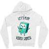 let's play video games Zipper Hoodie