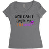 you can't scare me i'm a mother Women's Triblend Scoop T-shirt