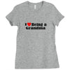 i love being a grandma Ladies Fitted T-Shirt