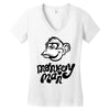 monkey man Women's V-Neck T-Shirt