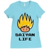saiyan life Ladies Fitted T-Shirt