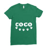 loco coco skul Ladies Fitted T-Shirt