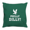 Philly Dilly Throw Pillow