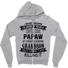Super Cool Papaw Of A Freaking Awesome Grandson Zipper Hoodie