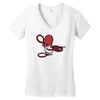 part time job sport shop Women's V-Neck T-Shirt