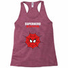 Superhero On The Way Racerback Tank