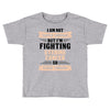 I am Not Super Woman But I'm Fighting Uterine Cancer So Close Enough Toddler T-shirt