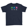 three monkeys talking nonsense Youth Tee
