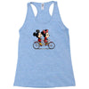 biking down main street Racerback Tank