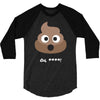 cute poo 3/4 Sleeve Shirt
