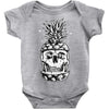 skull pineapple Baby Onesie