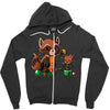 rocket around the Zipper Hoodie