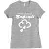 welcome to england! Ladies Fitted T-Shirt