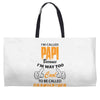 I'm Called Papi Because  I'm Way Too Cool To Be Called Grandfather Weekender Totes