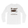M=Mc2 Energy=Milk X Coffee Long Sleeve Shirts