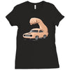 muscle car Ladies Fitted T-Shirt