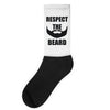 respect the beard Socks