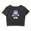 skull bolt Crop Top