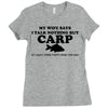 my wife Ladies Fitted T-Shirt