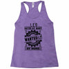 Leo Hated By Many Wanted By Plenty Racerback Tank