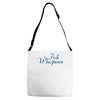 fish whisperer funny Adjustable Strap Totes