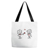 cute love robots Tote Bags