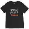 normal people scare me V-Neck Tee