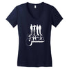 clockwork Women's V-Neck T-Shirt