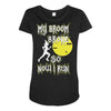 halloween runner Maternity Scoop Neck T-shirt