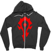 world of warcraft mists of pandaria horde Zipper Hoodie