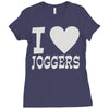 i love jogging Ladies Fitted T-Shirt