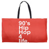 90's hip hop music Weekender Totes