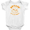 krillin with my homies Baby Bodysuit