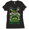 hell on wheels version two Ladies Fitted T-Shirt