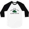 my bass look fat 3/4 Sleeve Shirt