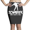zombies only want a hug bad taste haloween zombie pop culture gift Pencil Skirts