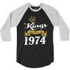 kings are born in 1974 3/4 Sleeve Shirt