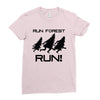 run forest run Ladies Fitted T-Shirt