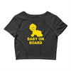 baby on board ! Crop Top