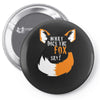 for fox sake Pin-back button