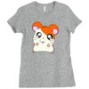 hamtaro Ladies Fitted T-Shirt