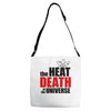 the heat death of the universe Adjustable Strap Totes