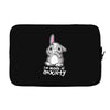 bunny anxiety Laptop sleeve