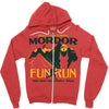 mordor fun run Zipper Hoodie