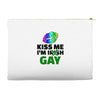 kiss me im gay Accessory Pouches