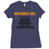 November Girl Hated By Many Ladies Fitted T-Shirt